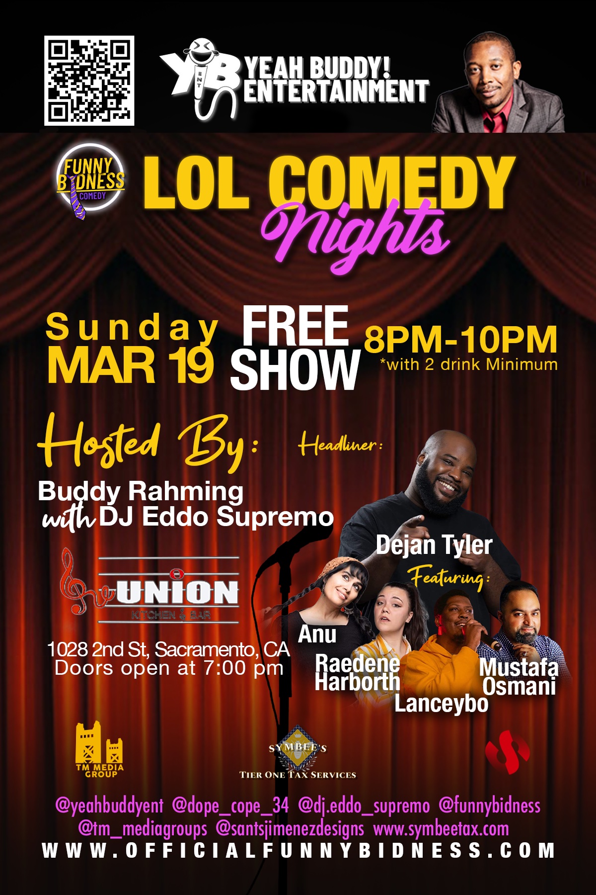 LOL Comedy Nights – Mar 19th